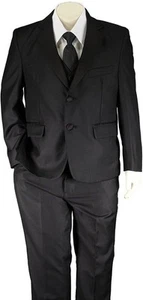 Art Hoffman Boy's Regular Fit 5-Piece Formal Tuxedo Suit Set - CLEARANCE - Picture 1 of 3