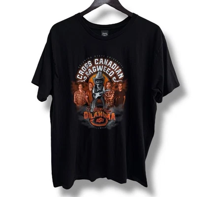 Cross Canadian Ragweed x Oklahoma State University Cowboys OSU T Shirt Size 2XL - Image 1 of 4