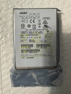 HGST HUSMM1680ASS200 800GB SAS 2.5 inch Internal SSD 12Gbps Enterprise - Image 1 of 2
