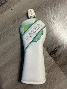 TaylorMade Golf Kalea Fairway Wood White/Neon Green/Pink Headcover - Picture 1 of 2