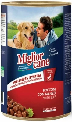 Am Besten Hund Brocken Rind Holzdose für Hunde Morando 1,25Kg - Bild 1 von 4