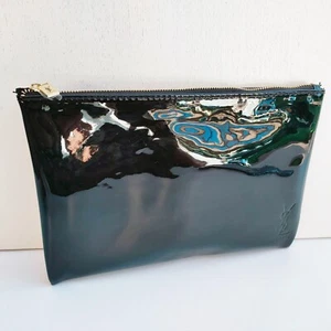 YSL Beauty Black Makeup Cosmetics Bag, Travel Toiletry Pouch, Clutch, Purse, NEW - Picture 1 of 8