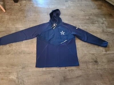Chaqueta con Capucha Nike Dallas Cowboys Logo Azul Cremallera Completa NKZD-41S-7RD-0YV L Nueva con Etiquetas Foto 1 de 3