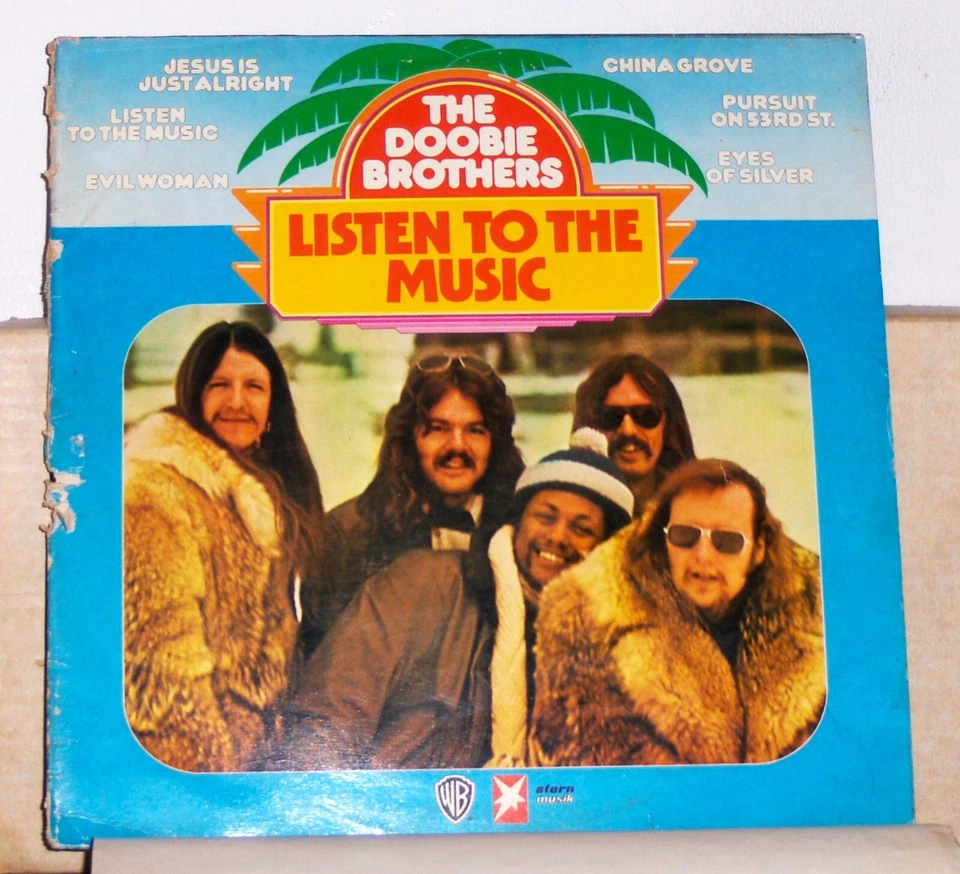 The Doobie Brothers – Listen To The Music - Germany Import Vinyl LP Record Album - Image 1 of 2