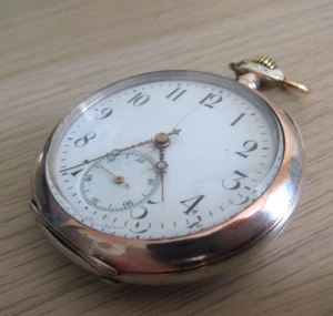 Pocket Watch L.U.C. Louis Ulysse CHOPARD solid silver 800.00 - Imagen 1 de 14