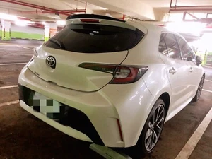 Matte Black roof spoiler extend for Toyota 19~22 Corolla hatchback SE XSE - Picture 1 of 4