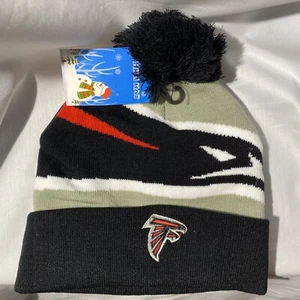 Atlanta Falcons Knit and Embroidered Logo with Pom - Picture 1 of 2