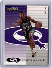 1997-98 Collector's Choice Ray Allen Basektball Card #SQ35