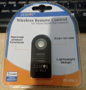 Zeikos Wireless Remote Control for Nikon Digital SLR Cameras - Picture 1 of 2