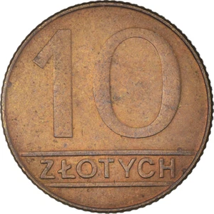 Polish Coin | 10 Złotych | Eagle | Poland | 1989 - 1990 - Picture 1 of 8