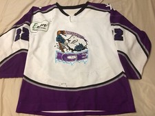 2003-04 CHL INDIANAPOLIS ICE GAME USED WORN Jared Dumba JERSEY