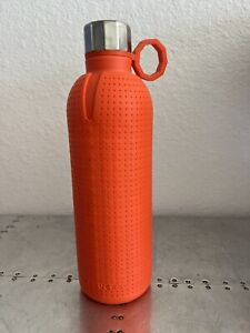 Starbucks orange Stainless Steel Water Bottle Silicone Dotted Sleeve 20oz