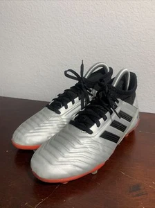 Adidas Predator 19.3 FG Boys Soccer Cleats Silver G25795 Size 4.5 - Picture 1 of 8