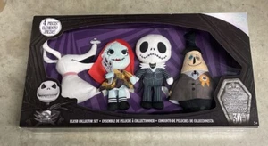 Disney Tim Burton's The Nightmare Before Christmas Plush Stuffed Figure 4 Pack - Picture 1 of 2