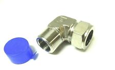 Parker A-Lok Male Elbow 1" Tube OD x 1" Male NPT 316 Stainless <16MSEL16N-316