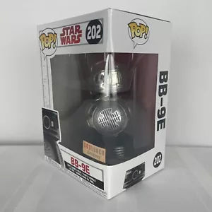 Funko Pop BB-9E 202 Scatola Pranzo CROMATA ESCLUSIVA STAR WARS Ultimi Jedi - Foto 1 di 10