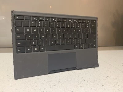 Genuine Microsoft Surface Pro 3-4-5-6-7 Magnetic Keyboard, With Backlit, Grey - Image 1 of 4