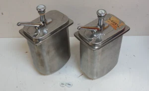 Lot Of 2 Vintage Metal Soda / Ice Cream Syrup Pump Dispensers - Pat. 1919173 - Picture 1 of 20