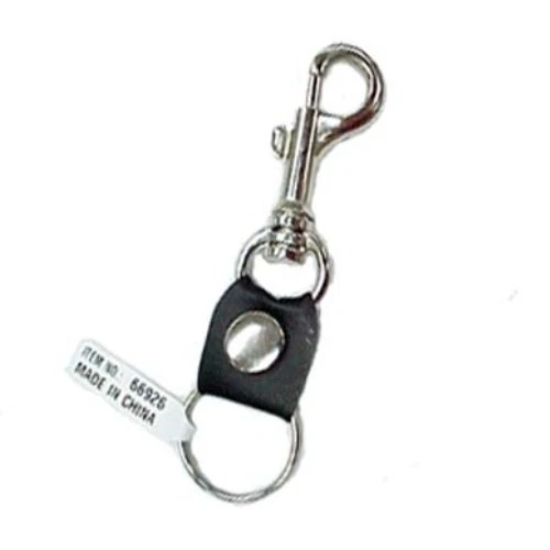 Llavero correa cuero negro Foto 1 de 1