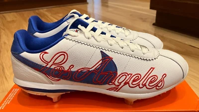 Nike Lunar Cortez Baseball Los Angeles CV5565 100 Men's Size 12.5 - RARE COLOR - Image 1 of 4