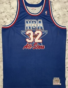 Authentic Vintage Mitchell & Ness LA Lakers Magic Johnson 1991 All Star Jersey - Picture 1 of 7