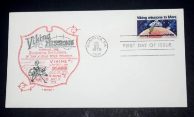 VTG, VIKING SPACE MISSION CONCLUSION, F-Day Cancel KSC (07-20-1978) w 15c Stamp - Image 1 of 3