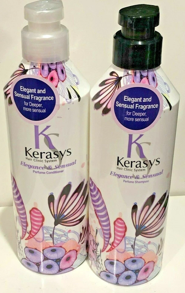 KERASYS HAIR CLINIC SYSTEM ELEGANCE & SENSUAL PERFUME SHAMPOO AND CONDITIONER - Image 1 of 1