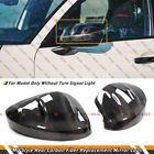 Mug Style Carbon Fiber Replacement Side Mirror Cover Caps For 22-24 Honda Civic