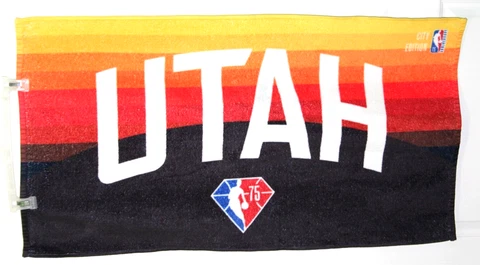 WinCraft Utah Jazz  NBA 22" x 41" City Edition Locker Room Towel 2021 2022 New Cover