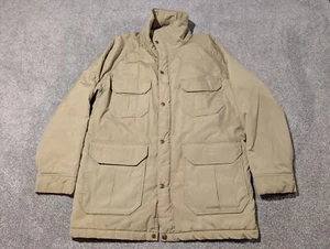 Vintage Woolrich Jacket Mens Medium Chore Coat Field Barn Work Outdoor Lined 80s - Picture 1 of 10