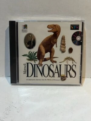 Microsoft DINOSAURS,  CD-ROM (PC, 1993) - Image 1 of 4