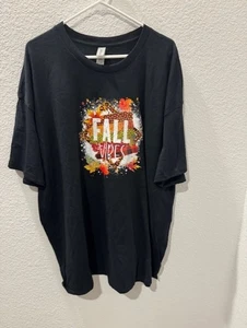 Women's Designed Colorful Fall Vibes Top Size 3xl Short Sleeve NEW!! - Picture 1 of 3