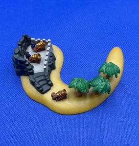 PLAYMOBIL (4331) Micro Welt Piraten Ersatzteile Zubehör Insel Palmen Festung - Bild 1 von 2