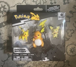 Pokemon Evolution Multi-Pack Pikachu, Raichu & Pichu 3 Pack - Picture 1 of 2