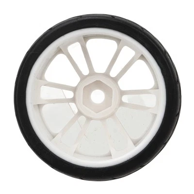 2PCS RC Racing Reifen Kunststoffradnabe Und Gummireifen Für ZD Racing 1/16 1 URS - Bild 1 von 4