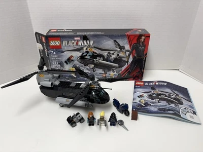 LEGO Super Heroes: Black Widow's Helicopter Chase (76162) 100% Complete w/ Box   - Image 1 of 4