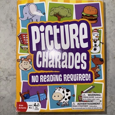 OUTSET PICTURE CHARADES NO READING REQUIRED KIDS GAME! Family Game Night - Image 1 of 2