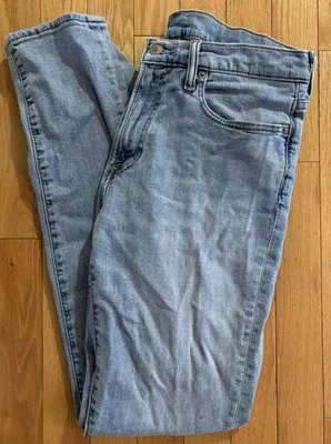 Abercrombie & Fitch mens 32x34 Athletic Skinny Stretch light blue denim jeans - Image 1 of 4