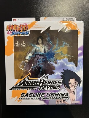 "Figura de 6"" 2023 Bandai Namco Anime Heroes Sasuke Uchiha Curse Mark Transformation" Foto 1 de 2