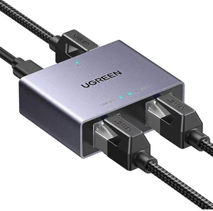 UGREEN Ethernet Splitter, 1 to 2 Gigabit Network Switch, 1000Mbps High-Speed LAN - Afbeelding 1 van 7