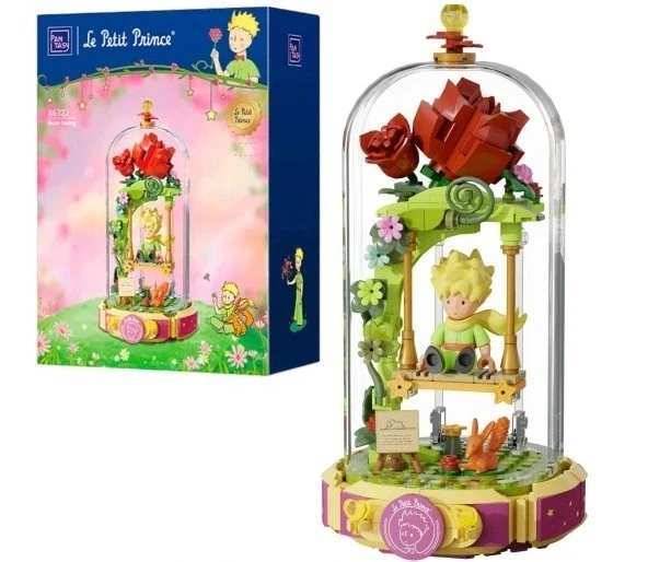 Figure Pantasy Piccolo Principe Eternity Series Set Costruzioni Rose Swing - Immagine 1 di 4