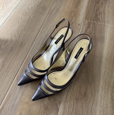 Zapatos DOLCE & GABBANA Gun Metal Gris Metal Cordones Talla 39.5 Foto 1 de 4