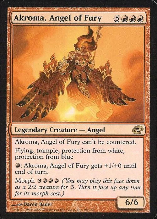 MTG English Akroma, Angel of Fury NM Foil Planar Chaos - Image 1 of 1