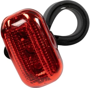 Fanale posteriore bici tre LED rossi aggancio al telaio - Foto 1 di 5