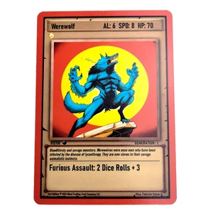 Werewolf 011/150 Common Ward TCG Trading Card Game 2nd Edition Gen 1 - NM - Picture 1 of 2