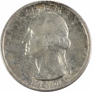 1932-S Washington Silver Quarter AU Slider Uncertified #205 - Picture 1 of 2