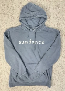 Sudadera con capucha SUNDANCE azul claro logotipo clásico / para hombre talla XL - Imagen 1 de 9