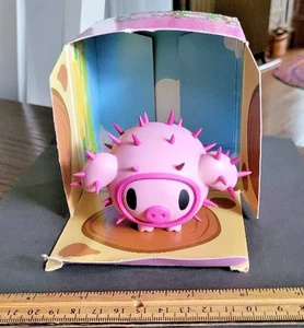 Tokidoki Cactus Friends Porcino Pink Pig Figura Arte Urbana in Vinile - Foto 1 di 6
