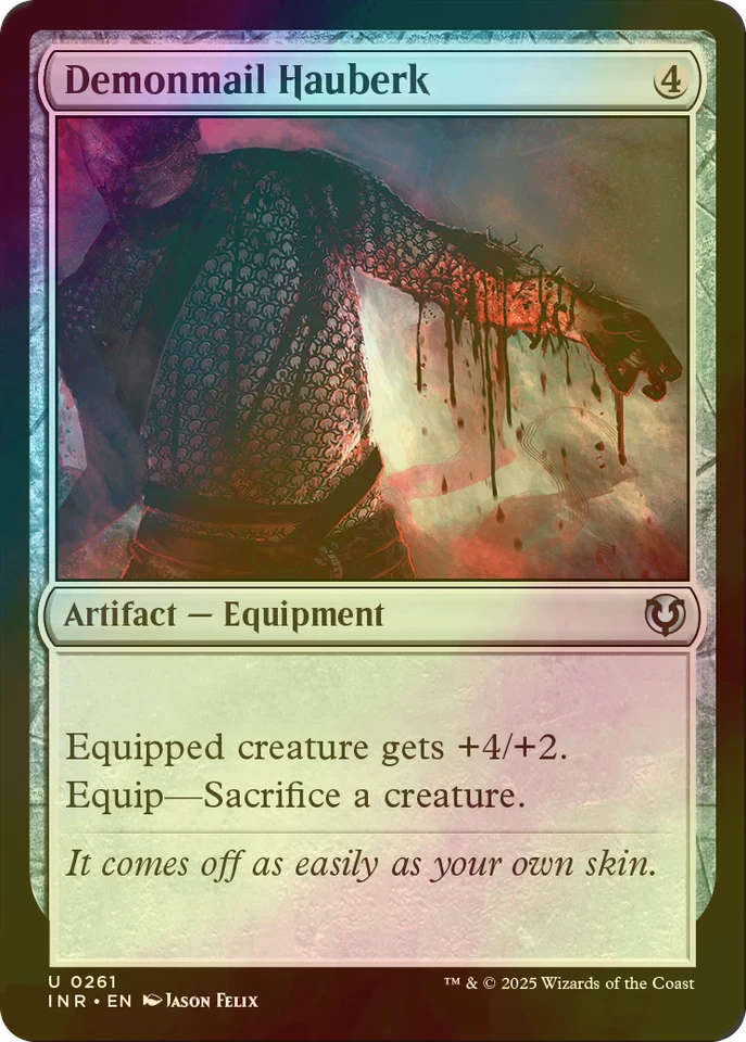 MTG FOIL Demonmail Hauberk English INR - Image 1 of 1