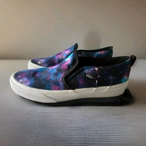 Vans Off The Wall Slip On Size Missy Size 6/Women's 7.5 Cosmic Galaxy - Picture 1 of 5